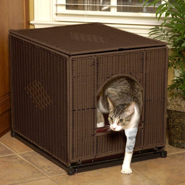 secret litter box