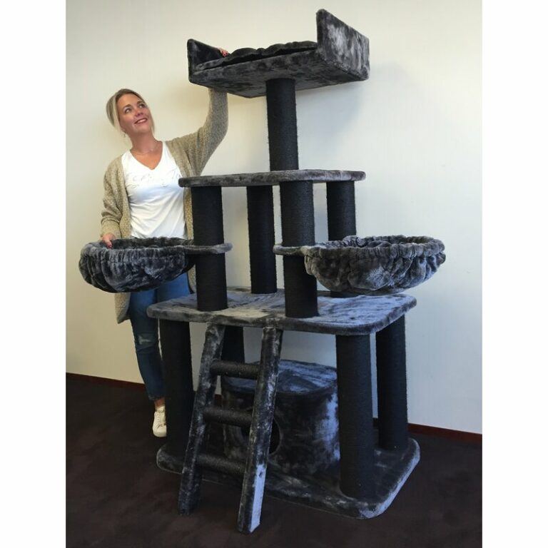 Cat Trees for Large Cats Supportive, Sturdy, and Roomy! Happy Cat