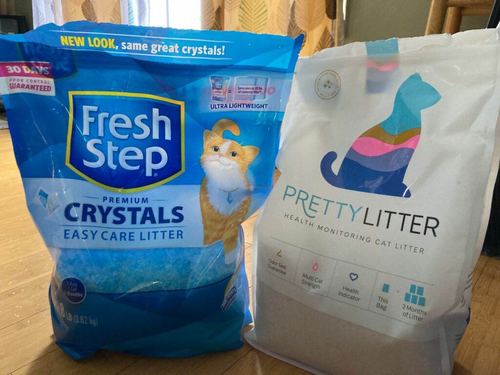 Silica dust cat outlet litter